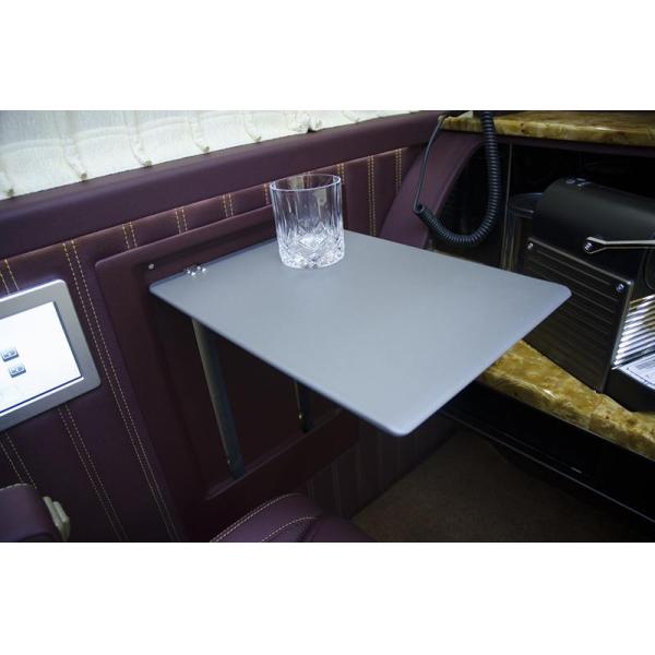 Powered rv recessed table  be compatible for Caravan campervan and  RV custom car seat electric powered foldable table