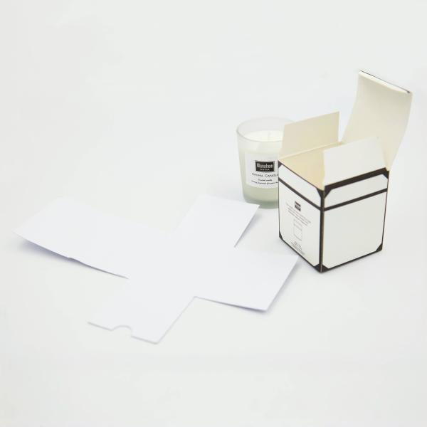 Papel revestido Velas Caixas de fragrâncias Embalagens Cosméticos Caixa de papel