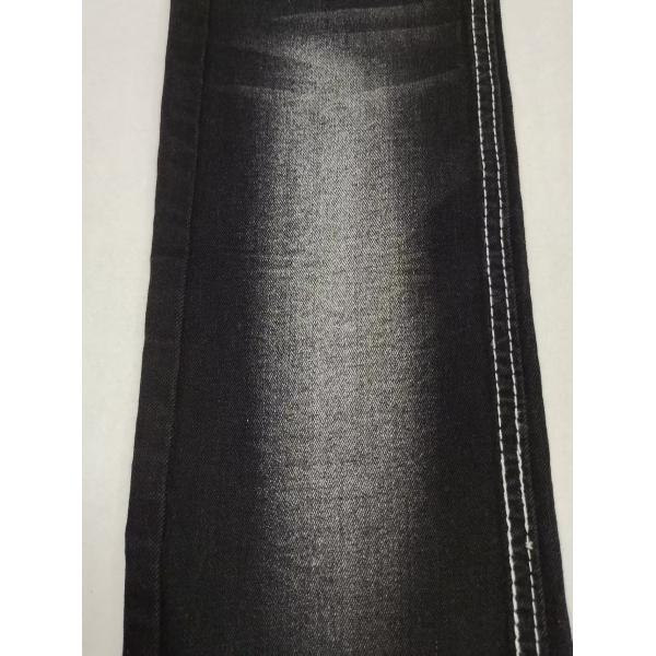 Stretchy Comfort BLACK/BLACK Denim Fabric With 12S 8.8oz For Women Jeans