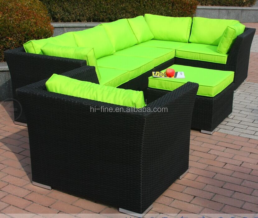 Hot Sales Aluminiummany Colors Garden Rattan Outdoor Furniture