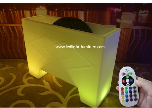 Luminous LED Bar Counter Table Large Ice Bucket Type Waterproof For Rental