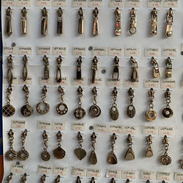 ODM Bag Making Accessories , Long Chain Nylon Metal Zipper Puller