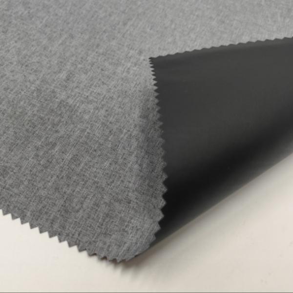 Grey 300D Anti Static Cation Fabric 1000 Meters MOQ Cation Fabric For Bags