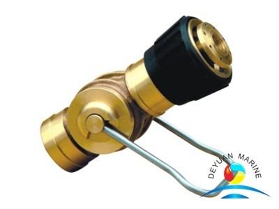 3 Position Brass Marine Fire Fighting Equipment Fire Spray Nozzle