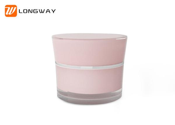 Multi Functional Plastic Cosmetic Bottles / Cosmetic Acrylic Jar PET Material