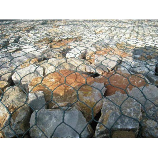 Gabion Mattress Hexagonal Gabion Rock Cage Retaining Wall Galvanized Woven Gabion Baskets