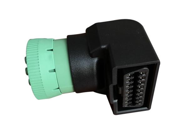 J1939 Deutsch 9 Pin Female to Right Angle J1962 OBD2 OBDII 16 Pin Female Adapter