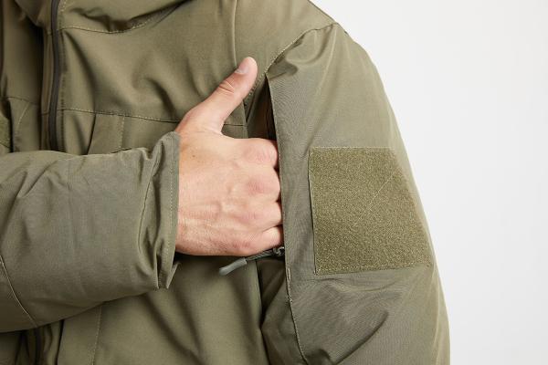 Winter Military Coat For Men And Women Regular Fit Green Zippered Long Sleeve Cotton Lined Jacket