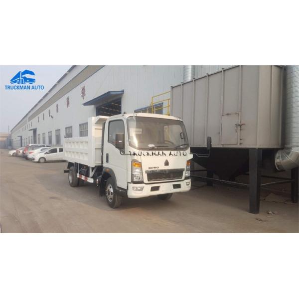 5000kg Light Sinotruk Howo Tipper Truck 3400mm Wheel Base