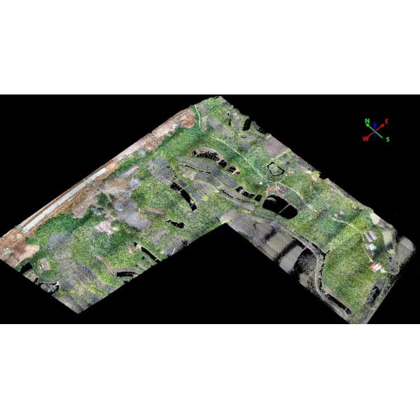 Geosun GS-260X Система сканирования БПЛА LiDAR Датчик HESAI XTM2X Высокоточное картографирование местности Съемка с БПЛА