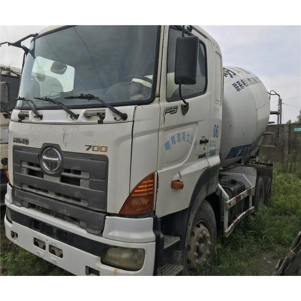 12000 KG Concrete Output 12.9L Used HINO700ZOU Mixer Truck for Construction at Affordable