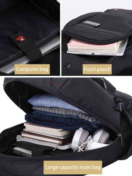Mochila de negócios à prova d'água de grande capacidade