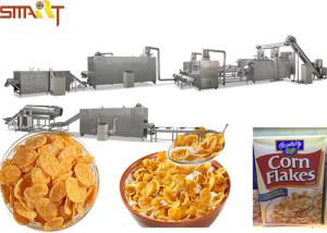 O milho automático lasca-se linha de produção milho do cereal de café da manhã e