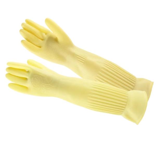 45CM Length Extra Long Cleaning Gloves 120G/Pair Unflocked Lining Kitchen