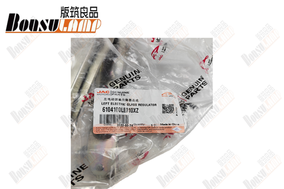 Verre de régulateur du poussoir JAC N80 de portière de voiture soutenant OEM 6104100LE010XZ