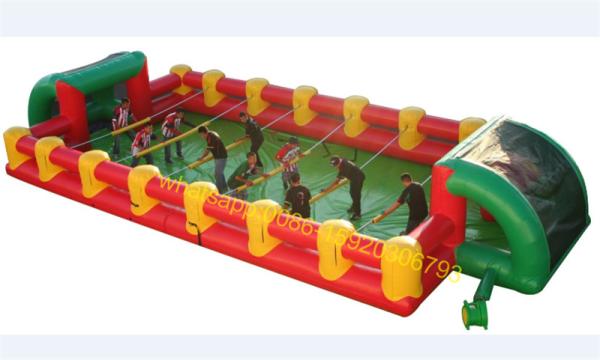 Inflatable human foosball game for sale football game