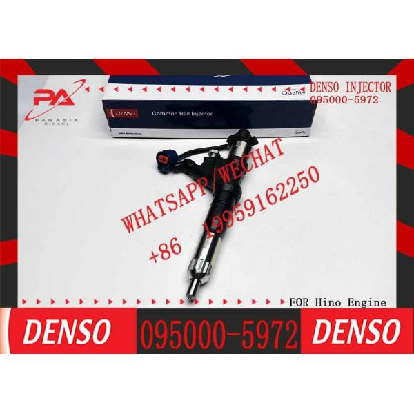 Nuevo motor diesel de fábrica de origen Inyector de tren común de combustible 095000-5972 23910-1380 23670-E0360 Para HINO E13C