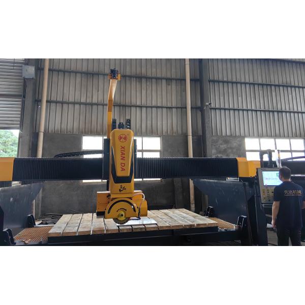Powerful 5 Axis Stone Bridge Cutting Machine For Special Shape Arbitrary-shaped Lines