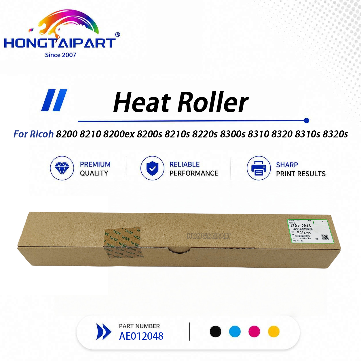 Original Package Even Heating Heat Roller AE012048 For Ricoh Pro 8200 8210