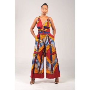 Sleeveless wide-leg jumpsuit romper for comfortable wear