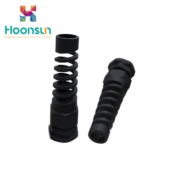Tensile Nylon Cable Gland Strain Relief Spiral Type With UL Flame Retardant