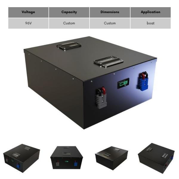 96V 72V LiFePO4 Batterie de bateau 30kWh 50Kwh Batterie au lithium étanche pour bateaux électriques