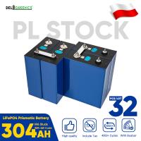 EVE 304ah Grade A Prismatic Lifepo4 Lithium Battery Cell Poland EU Warehouse Stock Charge Cut-off Voltage 3.65V Free Shipping