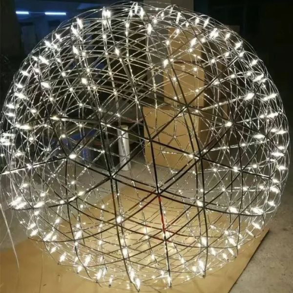 Modern Brief Loft Spark Ball LED Pendant Light  Raimond II Pendant（WH-AP-615）