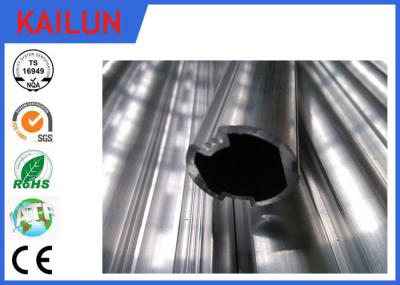 28 MM Outer Dia Extruded Aluminium Tube Coach Interior Trim Part With 6063 Material