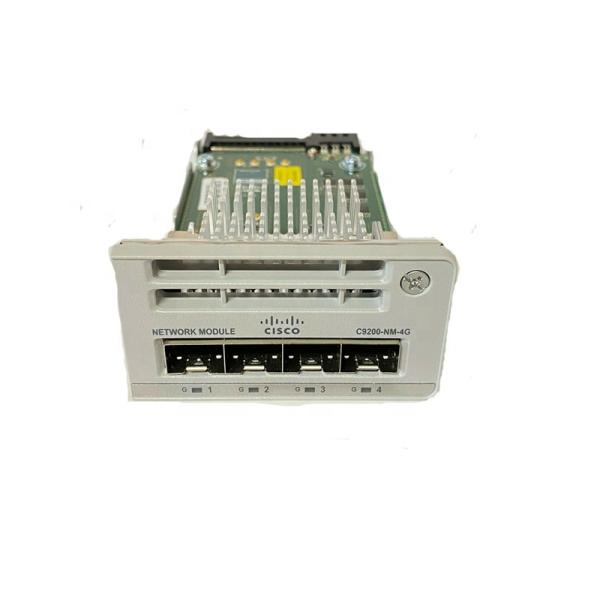 Original New  Catalyst 9300 4 X 1G Network Expansion Module C9200-NM-4G