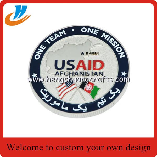 Police metal military coins/Metal coins with custom your design coins
