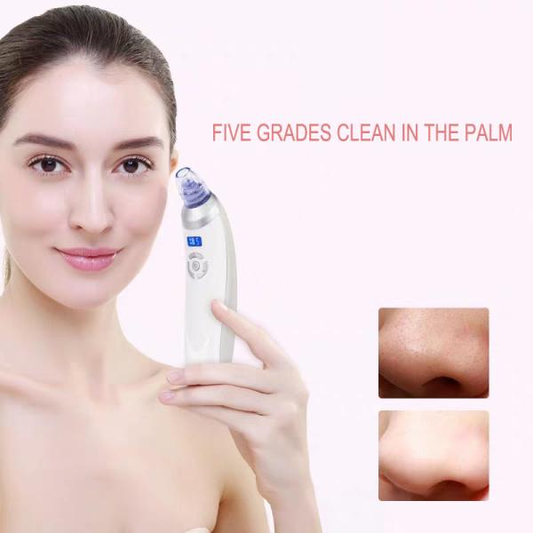 3 Colors Electric Pore Cleanser 5 IN 1 Comedo Blackhead Removal Vacuum Pen
