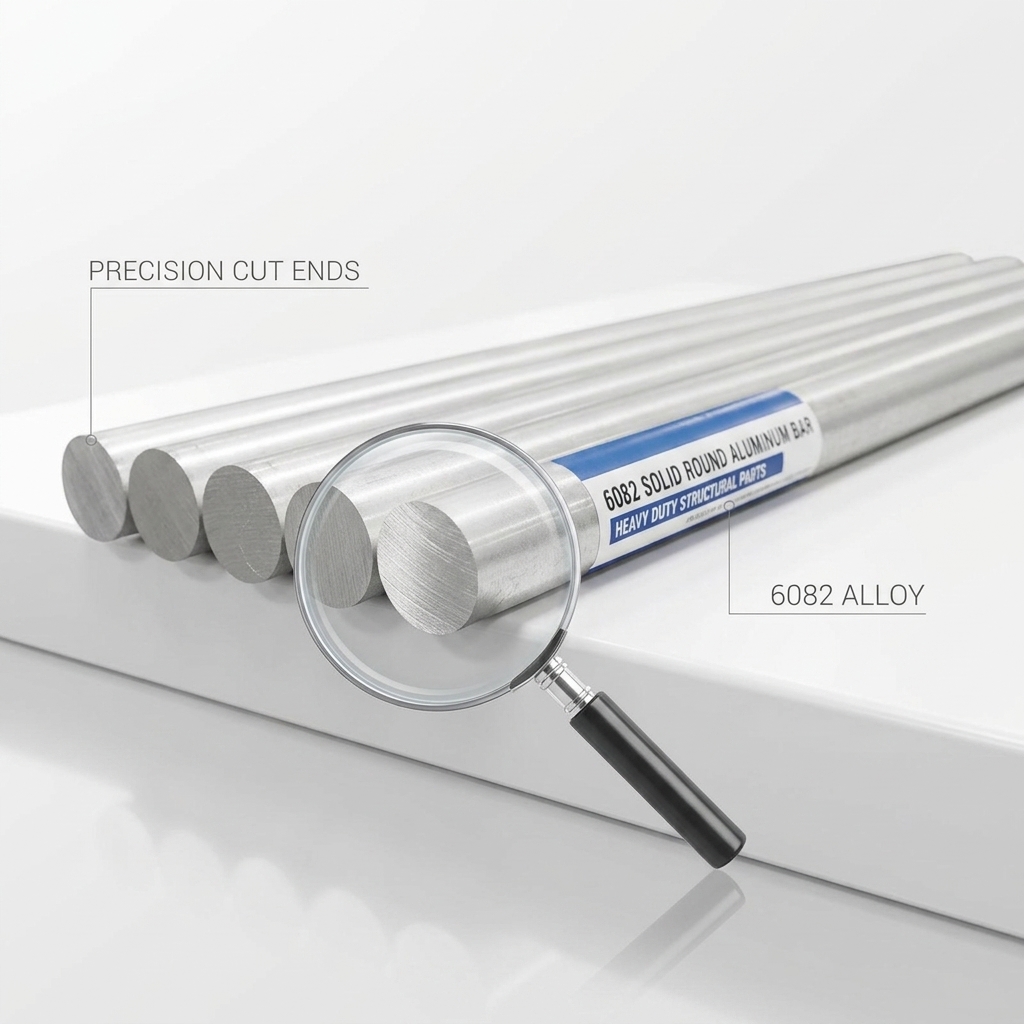 4032-T651 Round Aluminum Bar Low Thermal Expansion Al-Si Alloy For Engine Pistons Compressor Wear Components