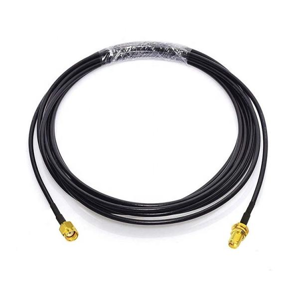 RG174 Coaxial RP SMA Male to RP SMA Female Antenna Extension Cable for Wifi Router Security Camera