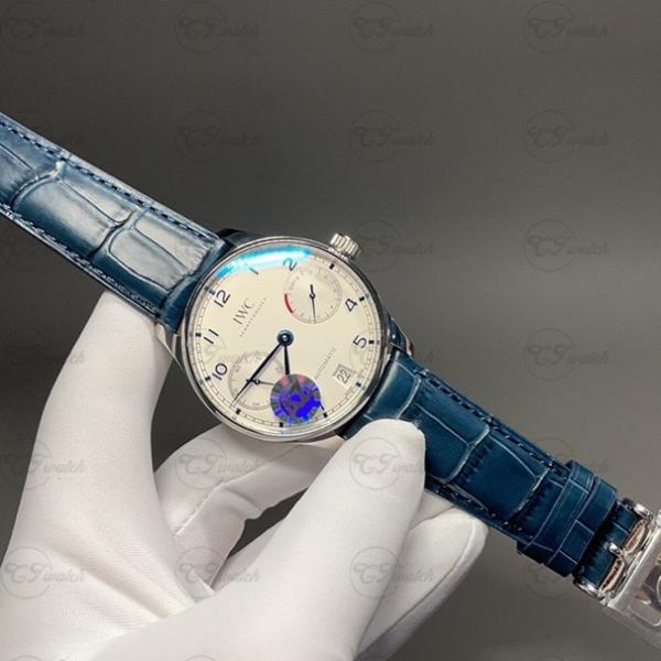 IWC Portugieser IW500705 Super Clone 42mm Cadran Bleu Montre Automatique Réserve de Marche