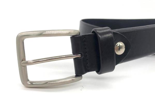 Genuine  3.5cm Mens Casual Leather Belt For Jeans