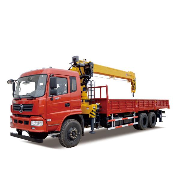 14ton Dongfeng Truck Mounted Mobile Cranes With 4 Telescoping Straight Arm