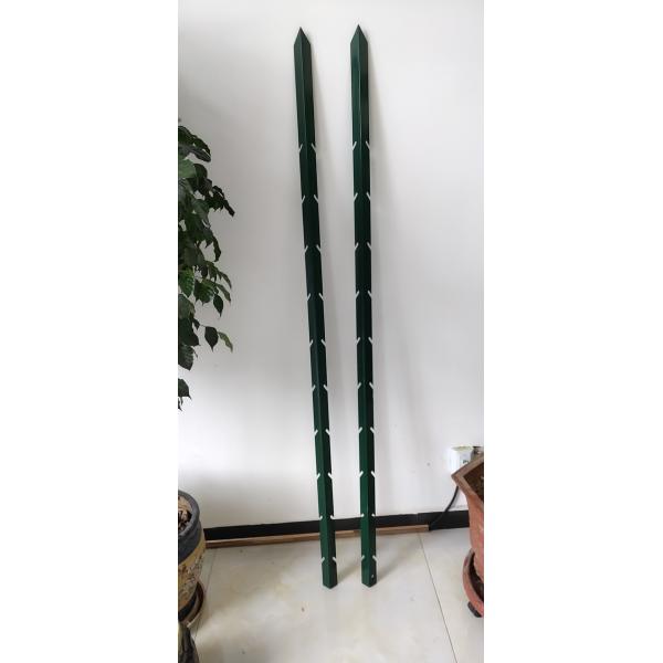 зеленый цвет столба угла утюга длины слабый стальной 45x45x5mm 2ft покрашенный для армии