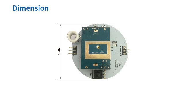 HNS106RF Малый микроволновой датчик движения Дневной монитор RF 50mA