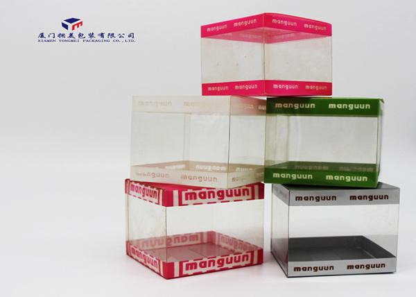 Super Clear Small Plastic Packaging Boxes, Plastic Retail Boxes Square Shape