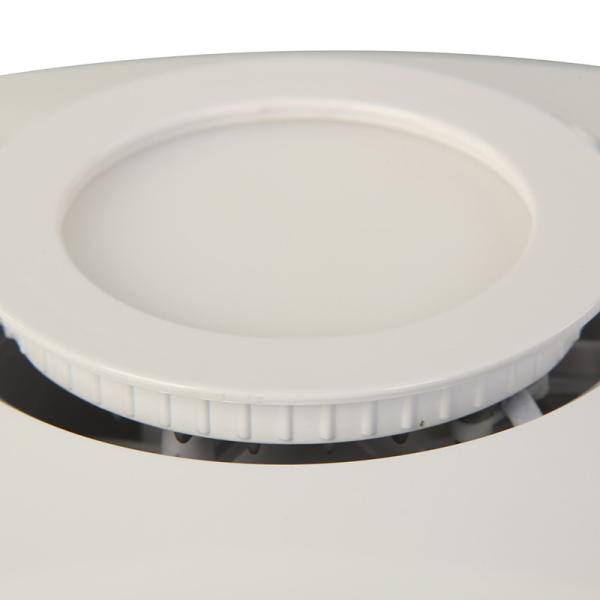 OEM suportado 6 polegadas ventilação de banheiro ventilador de escape com luz LED e ar elétrico