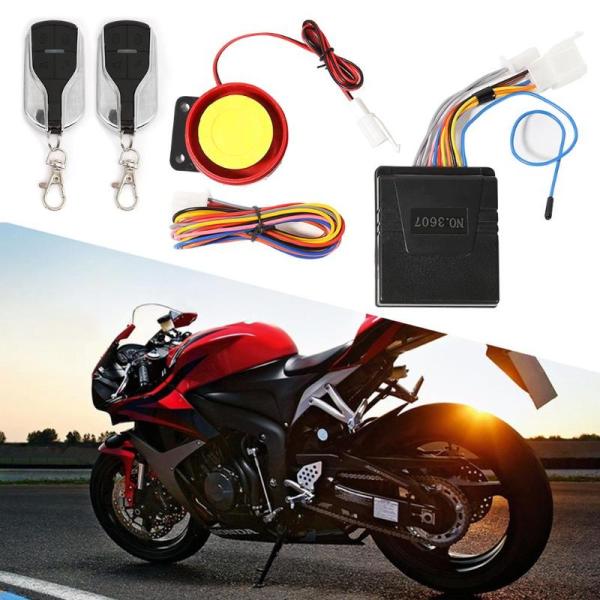 Security 12V 3.5mA Dirt Bike Alarm System , CE Motorbike Alarm Kit