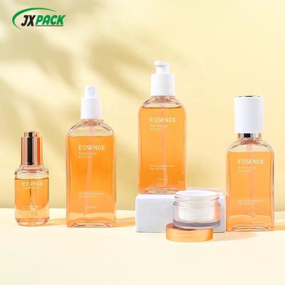 Orange Pink Empty Mist Spray Bottles 100ml 150ml Screen Printing For Facial Care