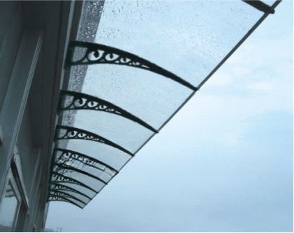 Поликарбонат прозрачный лист дождевого укрытия навес для защиты в 600 мм * 600 мм Размер