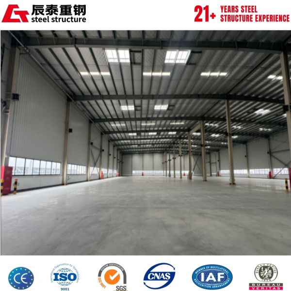 Long-Span Daylighting Skylight From The Expansive Warehousing Steel Structure Warehouse