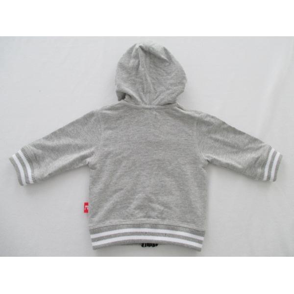 Baby Cotton Fleece Cute Baby Boy Jackets Light Grey Melange