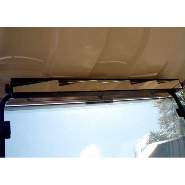 Plastic 5 Panel Golf Cart Side Mirrors Panoramic Wide Angle For Club Car
