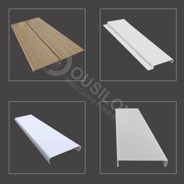 Color Steel Raw Material Aluminum Strip Ceiling Easy To Clean Corrosion Resistant Panels Perfect For Humid And Coastal Areas