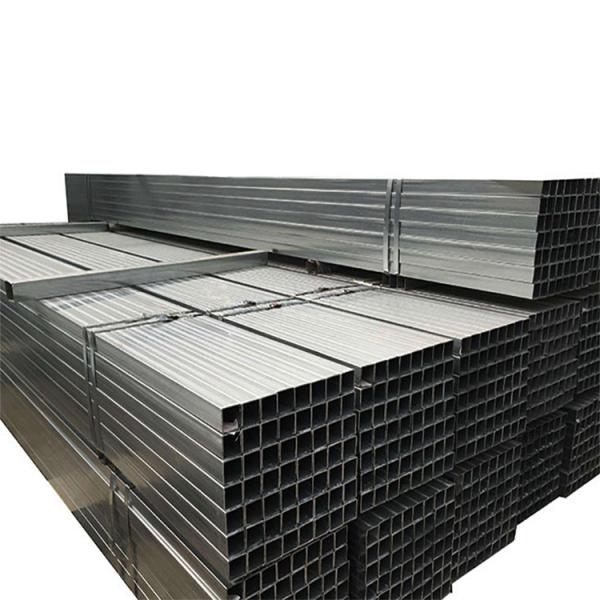 Square 1045 Galvanized Steel Pipe 16m Length BS1387 BS EN39 Standard