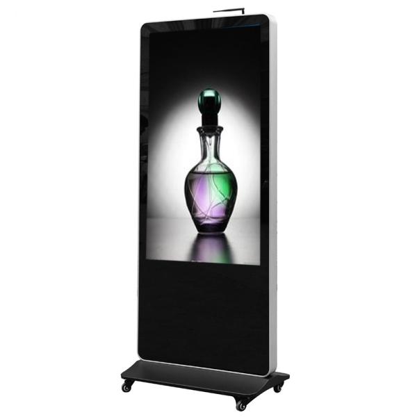 Floor Standing Digital Signage Advertising and Display Kiosk With Wheels